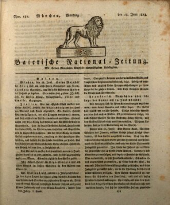 Baierische National-Zeitung Montag 28. Juni 1813