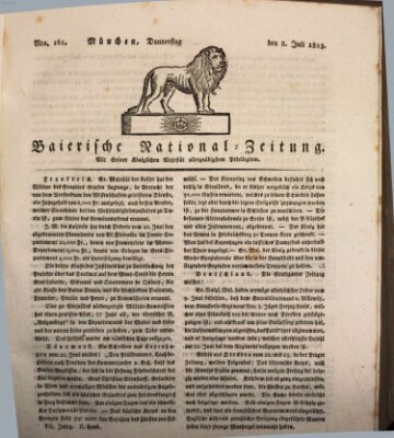 Baierische National-Zeitung Donnerstag 8. Juli 1813