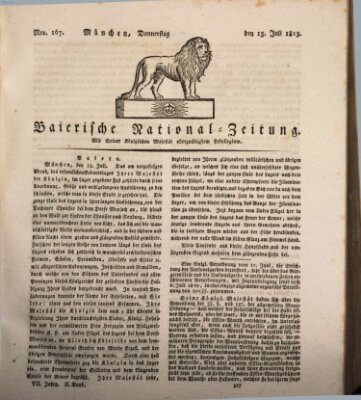 Baierische National-Zeitung Donnerstag 15. Juli 1813