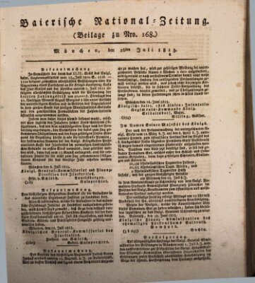 Baierische National-Zeitung Freitag 16. Juli 1813