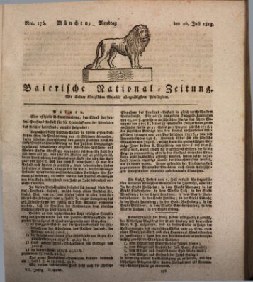 Baierische National-Zeitung Montag 26. Juli 1813