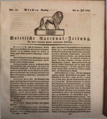 Baierische National-Zeitung Samstag 31. Juli 1813