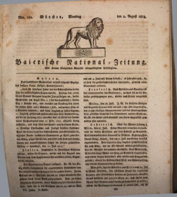 Baierische National-Zeitung Montag 2. August 1813