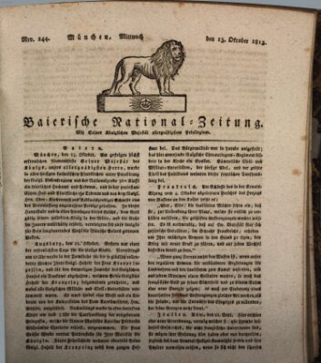 Baierische National-Zeitung Mittwoch 13. Oktober 1813