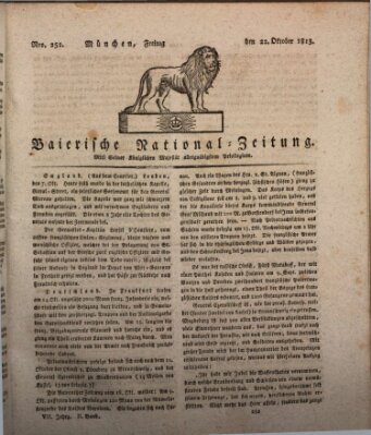 Baierische National-Zeitung Freitag 22. Oktober 1813