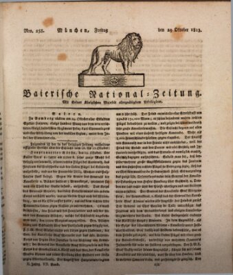 Baierische National-Zeitung Freitag 29. Oktober 1813