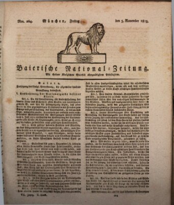Baierische National-Zeitung Freitag 5. November 1813