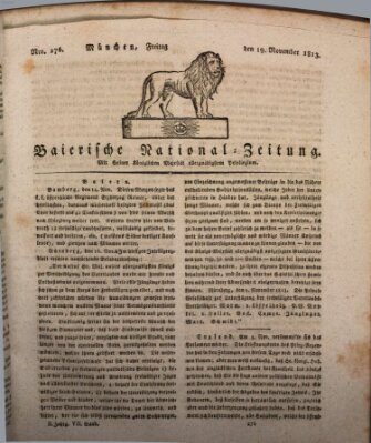 Baierische National-Zeitung Freitag 19. November 1813