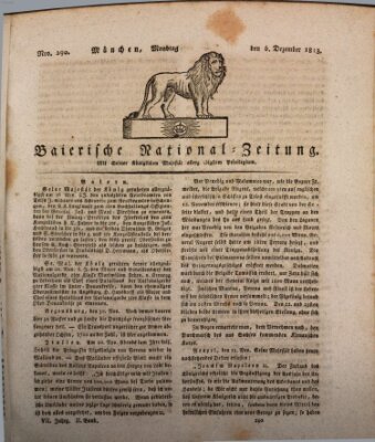 Baierische National-Zeitung Montag 6. Dezember 1813