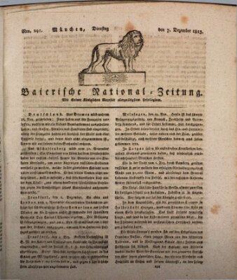 Baierische National-Zeitung Dienstag 7. Dezember 1813