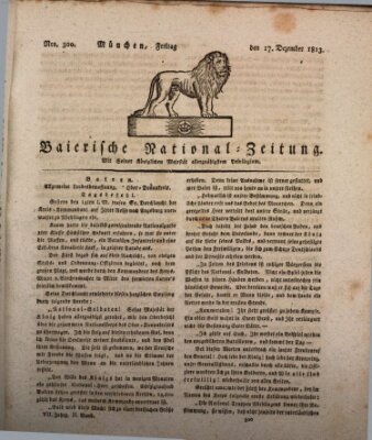 Baierische National-Zeitung Freitag 17. Dezember 1813