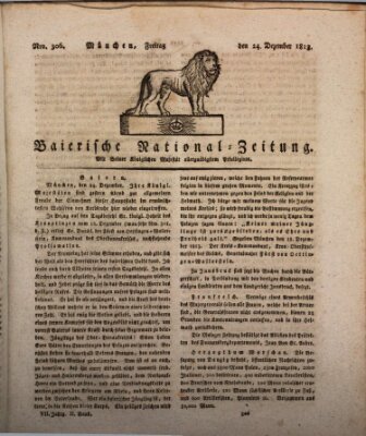 Baierische National-Zeitung Freitag 24. Dezember 1813