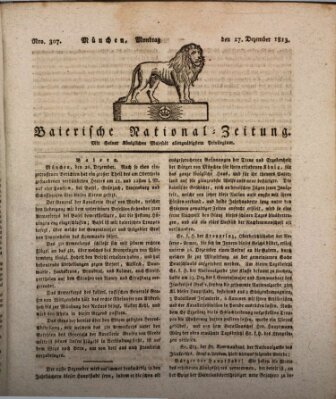 Baierische National-Zeitung Montag 27. Dezember 1813