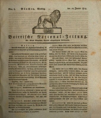 Baierische National-Zeitung Montag 10. Januar 1814