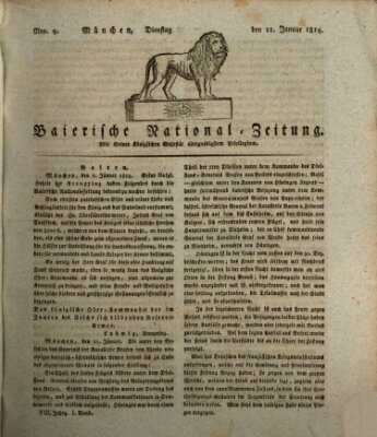 Baierische National-Zeitung Dienstag 11. Januar 1814