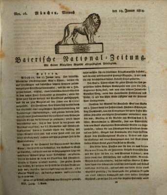 Baierische National-Zeitung Mittwoch 19. Januar 1814