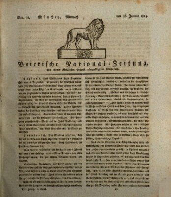 Baierische National-Zeitung Mittwoch 26. Januar 1814