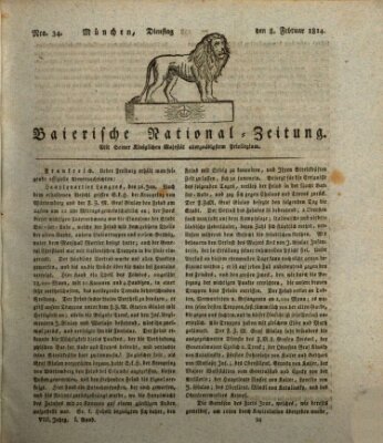 Baierische National-Zeitung Dienstag 8. Februar 1814