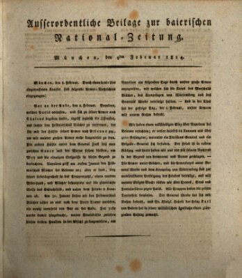 Baierische National-Zeitung Mittwoch 9. Februar 1814