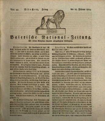 Baierische National-Zeitung Freitag 18. Februar 1814