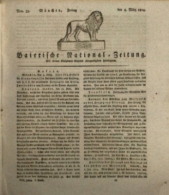 Baierische National-Zeitung Freitag 4. März 1814