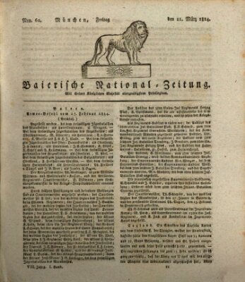 Baierische National-Zeitung Freitag 11. März 1814