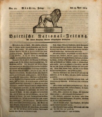 Baierische National-Zeitung Freitag 15. April 1814