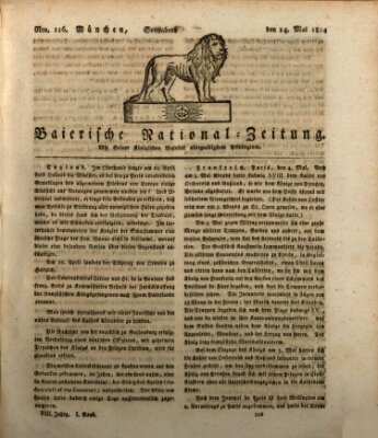 Baierische National-Zeitung Samstag 14. Mai 1814