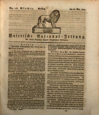 Baierische National-Zeitung Montag 16. Mai 1814