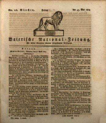 Baierische National-Zeitung Freitag 27. Mai 1814