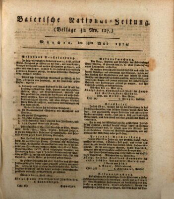 Baierische National-Zeitung Samstag 28. Mai 1814