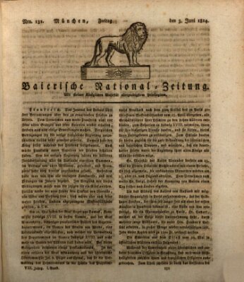 Baierische National-Zeitung Freitag 3. Juni 1814