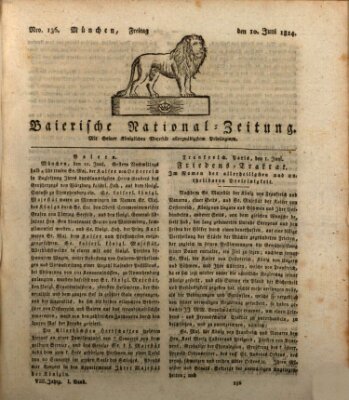 Baierische National-Zeitung Freitag 10. Juni 1814