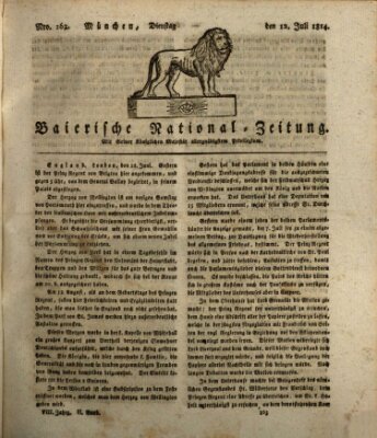 Baierische National-Zeitung Dienstag 12. Juli 1814