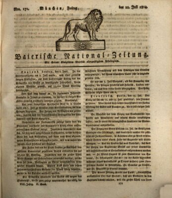 Baierische National-Zeitung Freitag 22. Juli 1814