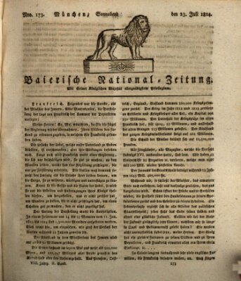 Baierische National-Zeitung Samstag 23. Juli 1814