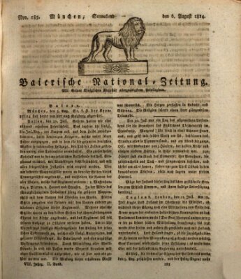 Baierische National-Zeitung Samstag 6. August 1814