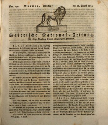 Baierische National-Zeitung Dienstag 23. August 1814