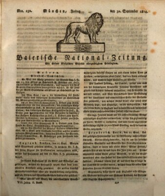 Baierische National-Zeitung Freitag 30. September 1814