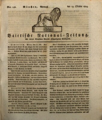 Baierische National-Zeitung Mittwoch 19. Oktober 1814