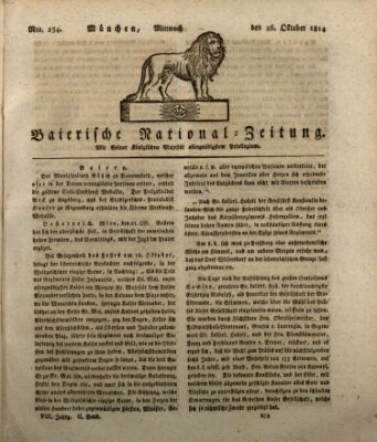 Baierische National-Zeitung Mittwoch 26. Oktober 1814