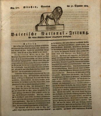 Baierische National-Zeitung Samstag 31. Dezember 1814