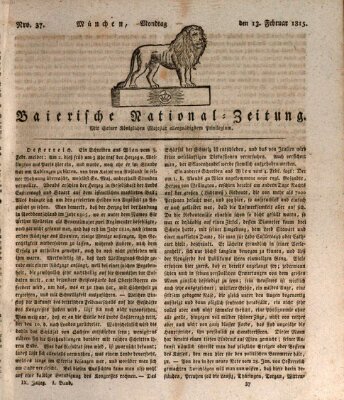 Baierische National-Zeitung Montag 13. Februar 1815