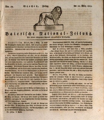 Baierische National-Zeitung Freitag 10. März 1815