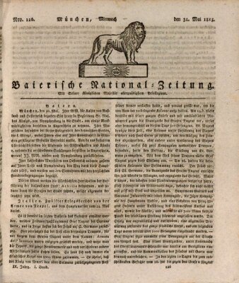 Baierische National-Zeitung Mittwoch 31. Mai 1815