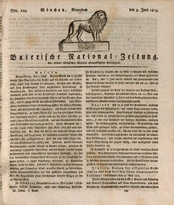 Baierische National-Zeitung Samstag 3. Juni 1815