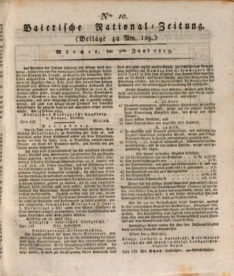 Baierische National-Zeitung Samstag 3. Juni 1815