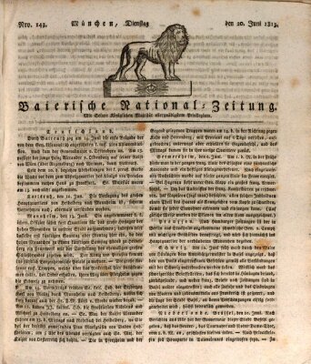 Baierische National-Zeitung Dienstag 20. Juni 1815