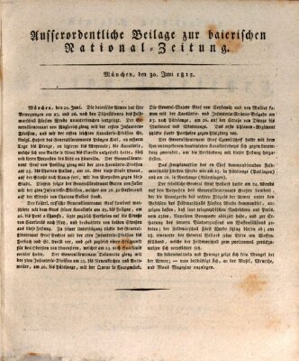 Baierische National-Zeitung Freitag 30. Juni 1815