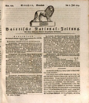 Baierische National-Zeitung Samstag 8. Juli 1815